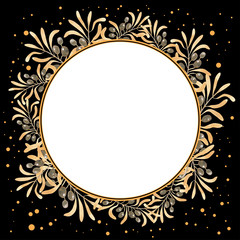 Olive Wreath. Perfect for wedding invitations, greeting cards, blogs, prints and more. Hand drawn watercolor illustration.