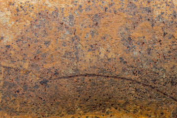 Old Weathered Corrugated Rusty Metal Texture