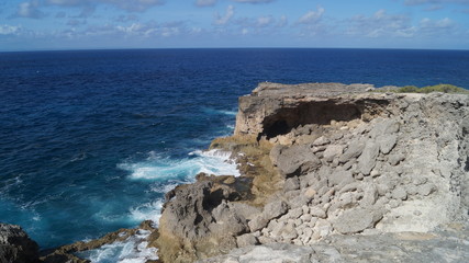 Stony turquoise coastline