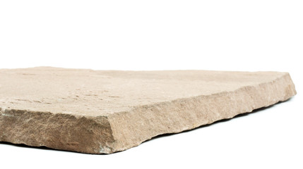 Stone Product Display Shelf on white background, for display or montage your products. 