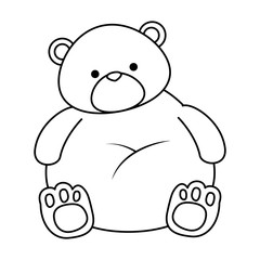 Obraz premium cute little bear teddy toy