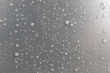 Regentropfen Perlen auf Glasscheibe Struktur