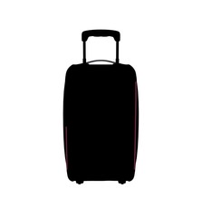 Travel Suitcase isolated on White 3D Rendering