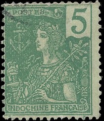 1904-06 Indochina Stamp