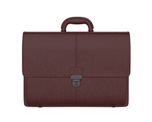 Business Bag isolated on White 3D Rendering