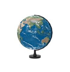 Earth Map Ball isolated 3D Rendering
