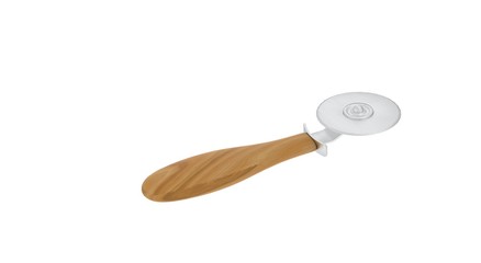 Pizza Cutter isolated on White 3D Rendering