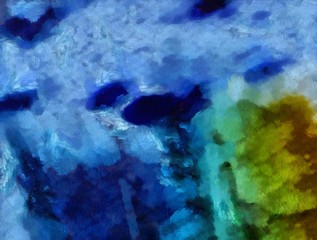 Impression color mix abstract texture art. Artistic bright background. Oil painting artwork. Modern style graphic wallpaper. Large strokes of paint. Colorful pattern for design work or wallpaper.