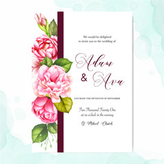 watercolor floral frame multi purpose background