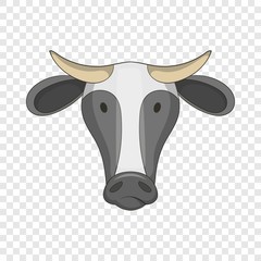 Cow icon. Cartoon illustration of cow vector icon for web design