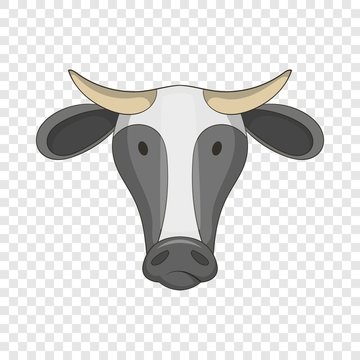 Cow icon. Cartoon illustration of cow vector icon for web design