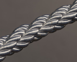 Silver Braided Rope
