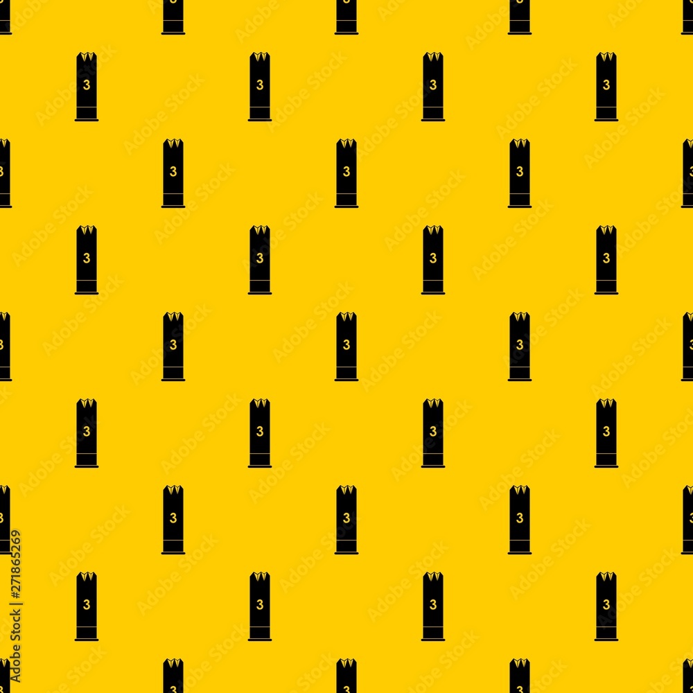Poster expanding bullets pattern seamless vector repeat geometric yellow for any design