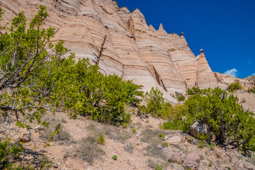 Beautiful Morning Hike to the Tent Rocks in New Mexico