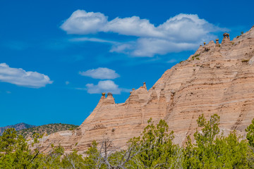 Beautiful Morning Hike to the Tent Rocks in New Mexico