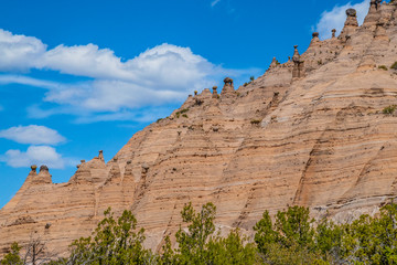 Beautiful Morning Hike to the Tent Rocks in New Mexico