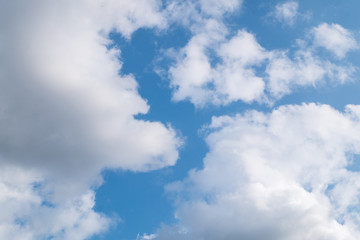 Obraz premium beautiful blue sky with clouds background.Sky clouds.