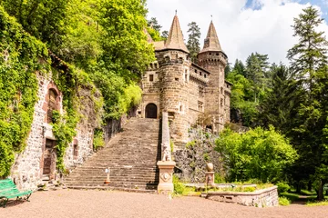 Fototapeten Castles in the Auverne, France © johnhofboer50