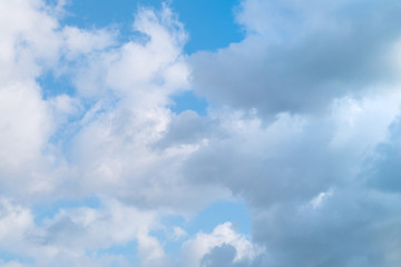 Obraz premium beautiful blue sky with clouds background.Sky clouds.