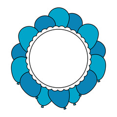 lace with balloons helium floating