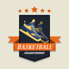 Basketball championship sport game card