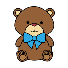 cutte little bear teddy with bowtie