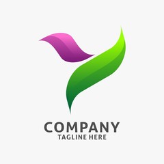 Fototapeta premium Letter Y modern logo design