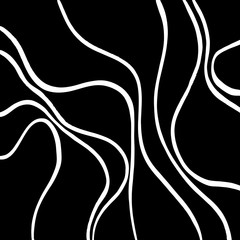 Fototapeta premium Brush grunge pattern. White and black vector.