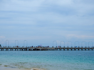 Fototapeta premium Loh Jaak pier , Koh Yao , Thailand