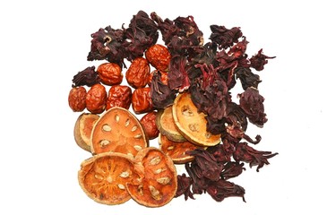 Dried herbs Bael, Jujube, Rosella