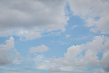 Blue sky and clouds