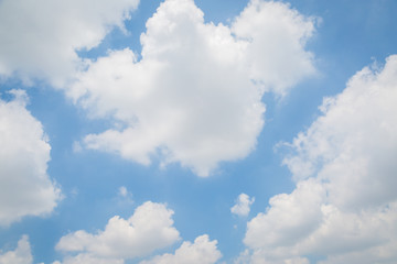 Blue sky and clouds