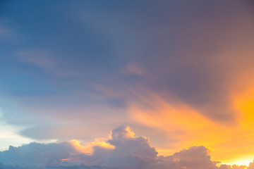 Fototapeta premium sky and clouds before sunset