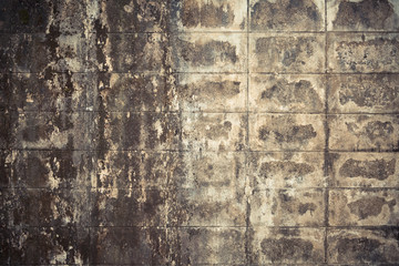 Old gray brick wall texture background
