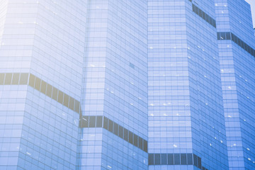 Fototapeta premium Modern office building windows