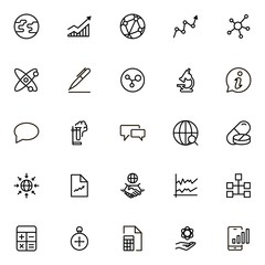 Line icon set