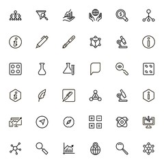 Line icon set