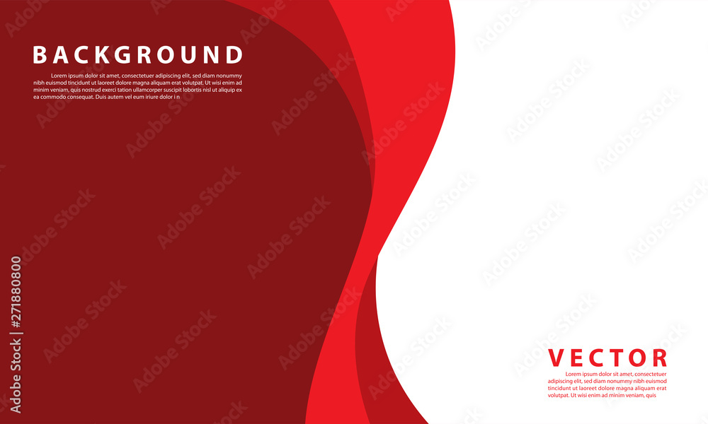 Poster red background vector illustration lighting effect graphic for text and message board design infogra