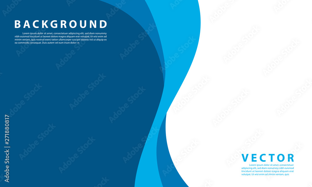 Fototapete blue background vector illustration lighting effect graphic for text and message board design infogr