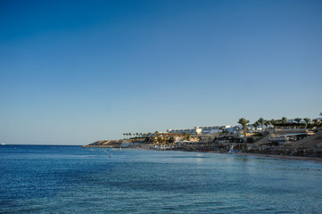 Fototapeta na wymiar view of the coast of the Red Sea