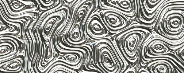 Abstract silver liquid background
