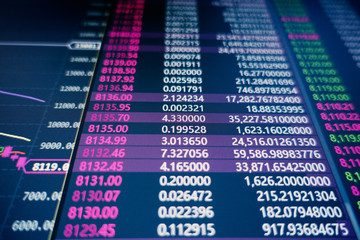 Fototapeta premium Stock Market fluctuation
