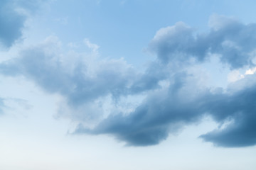 Peaceful clouds and sky