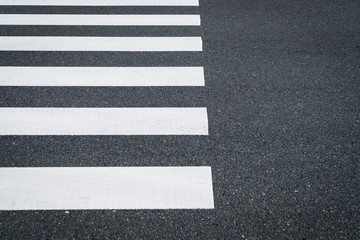 Fototapeta premium Crosswalk on the road