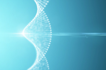 Particulate 3D rendered DNA