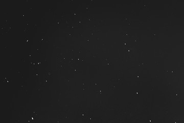 Dust and scratches design. Black abstract background. Grainy texture overlay. Copy space.