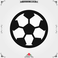 Sport ball icon. Flat vector illustration isolated on background