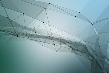 connected dots and lines form a huge belt