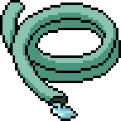 Fototapeta premium vector pixel art rubber tube
