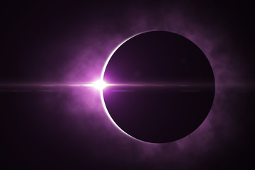Beautiful solar eclipse